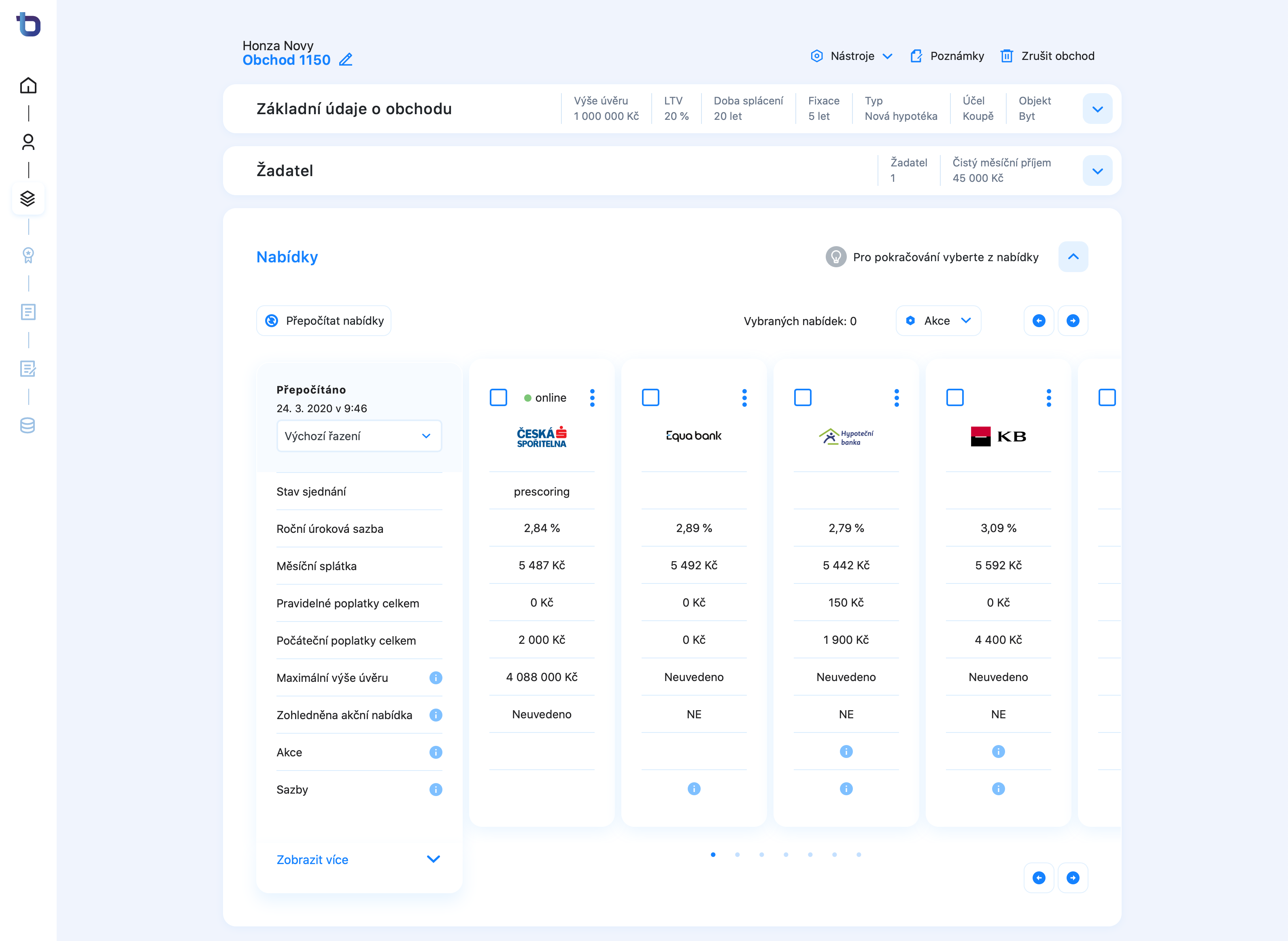 Mortgage comparison made instant