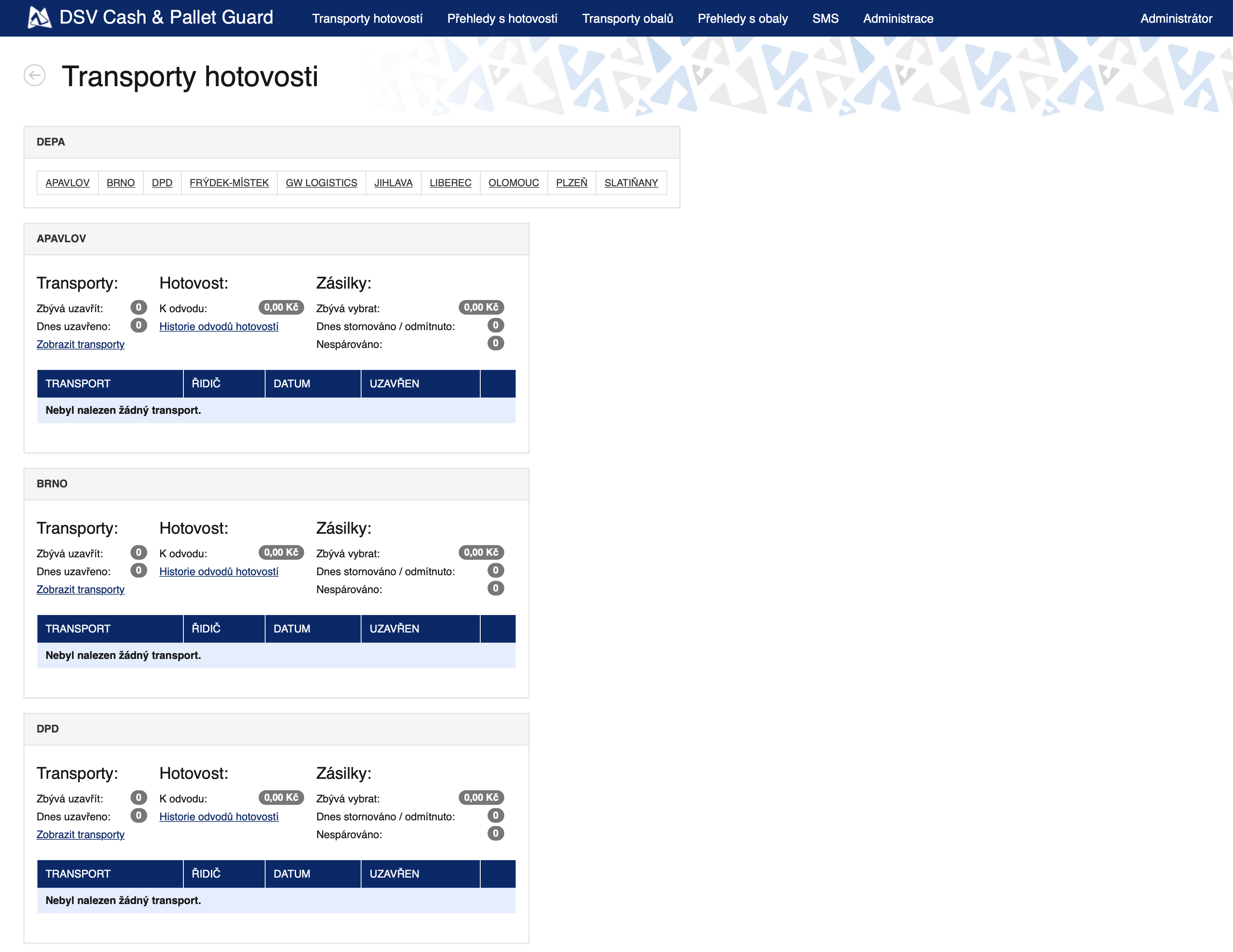 Cash-on-delivery and pallet tracking in one app