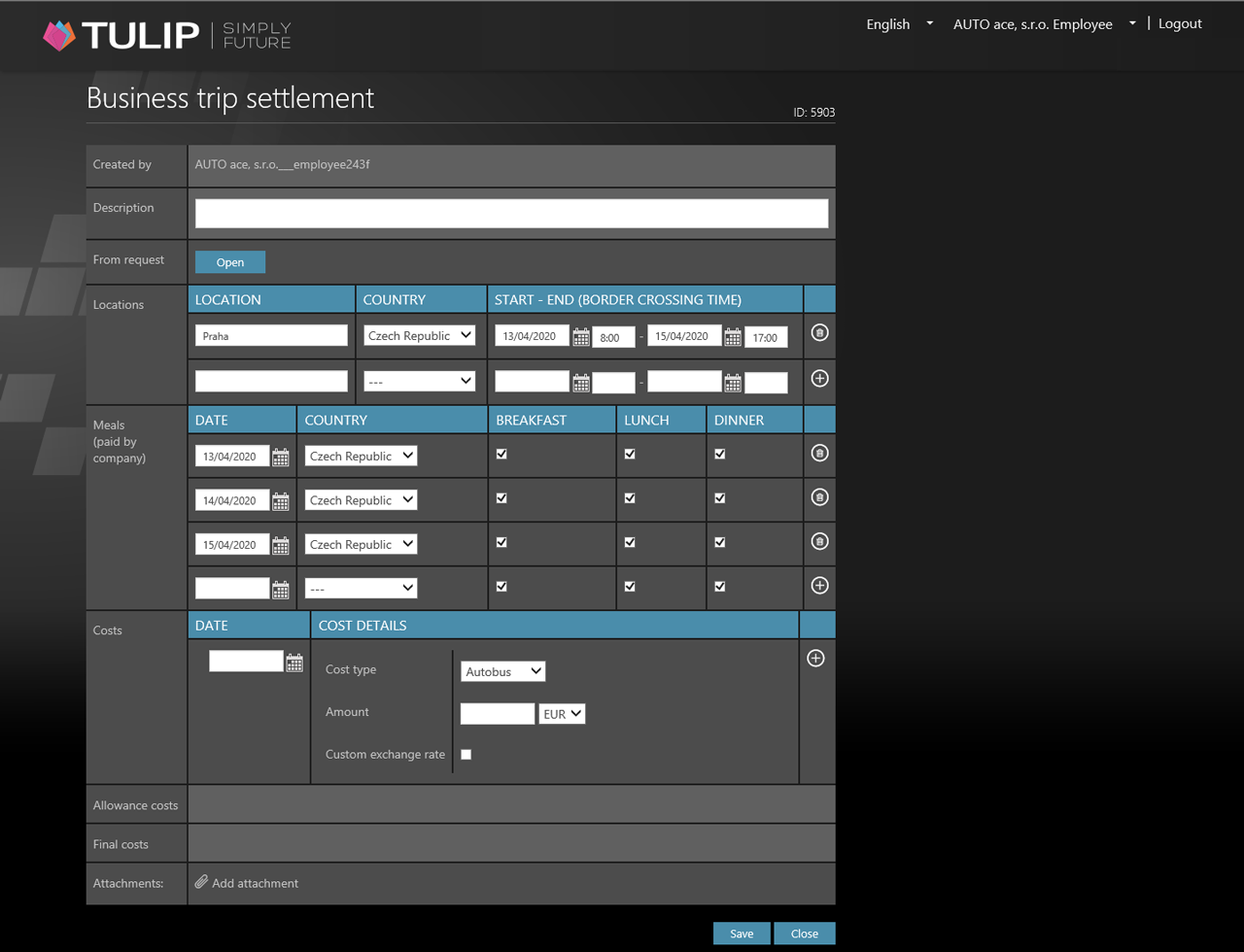 End-to-end HR self-service portal
