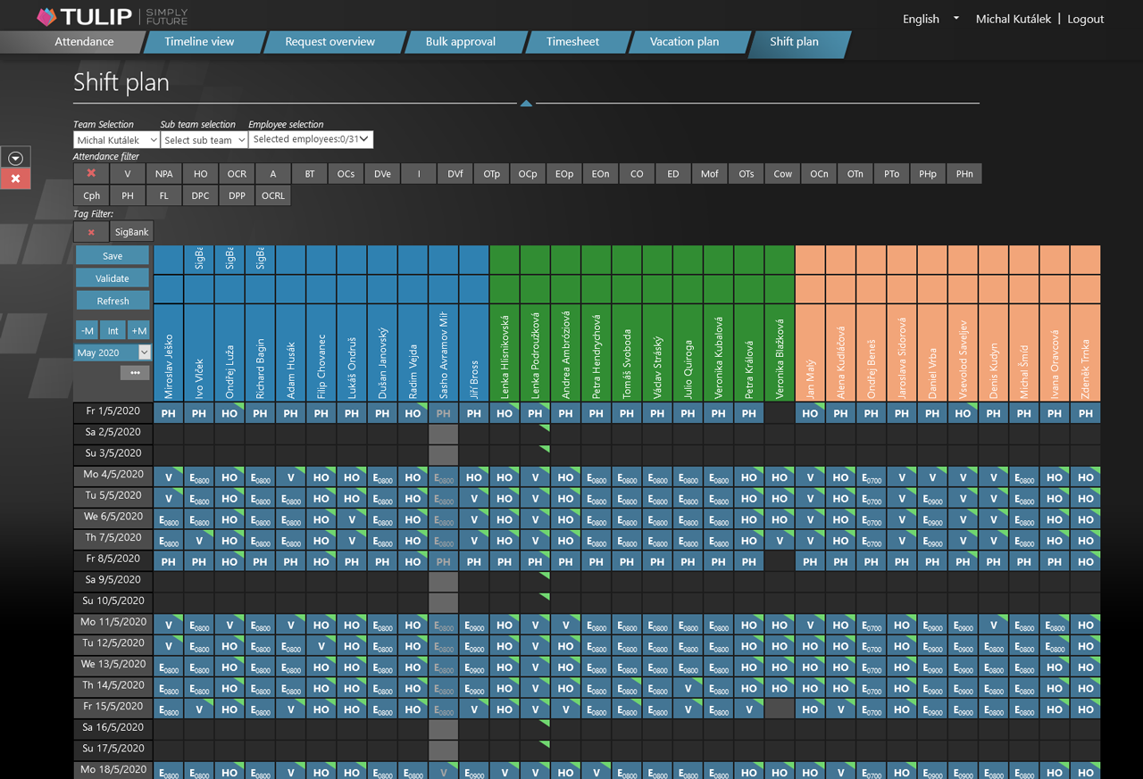 Shift planning that scales from tens to thousands